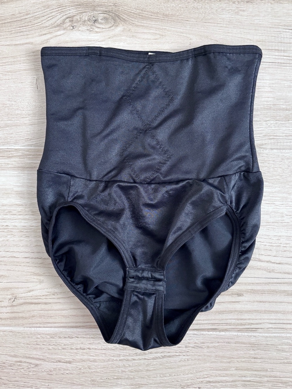 Flexees 3918 Firm Control Waist Shaper Brief Girdle Shapewear Black Medium